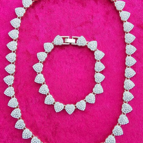 Heart-Shaped Diamond Set